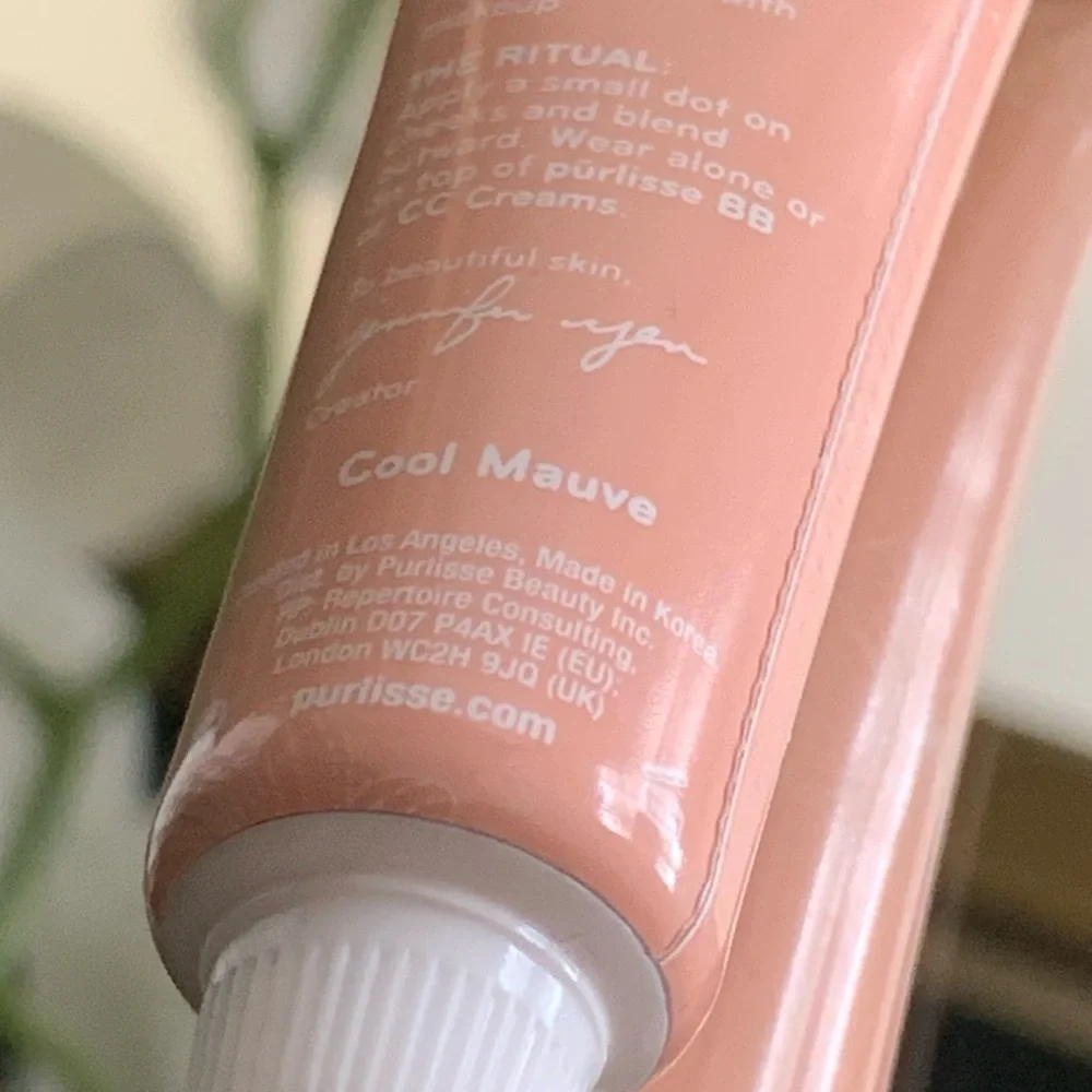 pūrlisse COOL MAUVE Blush Glow BB Cheek Color | NEW | Travel Size | purlisse
